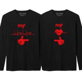 My Lifeline Couple Full Sleeve T-Shirt
