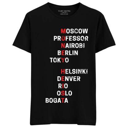 Think Like Professor & Character Names Money Heist Combo T-Shirts - Image 3