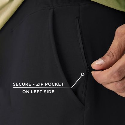 Black Cotton Tracksuit – Jacket & Jogger Combo Set - Image 7