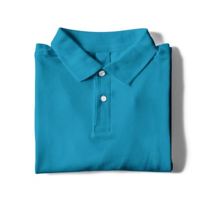 Turquoise Blue Polo T-Shirt
