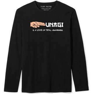Unagi Friends Black Full Sleeve T-Shirt