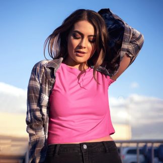 Pink Crop Top